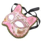Abaodam maske cadılar bayramı kedi cosplay kedi kafası Cosplay Dekoratif halloween makyaj cat cadılar bayramı kostümleri Parti malzemeleri cadılar bayramı kostümü malzemeleri plastik pembe