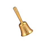 Abaodam Pirinç Zil El Sanatları Için Jingle Bells Çocuklar Için Masalar El Dekoru Kilise El Zili Bakır Zil Dikkat Çanı Akşam Yemeği Çanları Metal Masa Zili Retro Çanları Pirinç