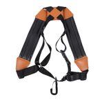 Abaodam saksafon askısı koşum deri yastıklı saksafon tenor kayışı klarnet boyun askısı gitar askısı saksafon çift omuz askısı saksafon omuz askısı evrensel Aksesuarlar Öğrenci metal kanca