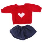 Abaodam Sevimli Tavşan Bebek Kıyafetleri Yumuşak Peluş Oyuncak Giysileri Peluş Hayvanlar Oyun Zamanı Aksesuar Seti
