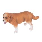 Abaodam Simülasyon Hayvan Modeli Mini Köpek Figürleri Köpek Heykelciği Bernard Köpek Heykeli Araba Gösterge Paneli Heykelcik Oyuncak Araba Mikro Oyuncaklar Çocuk Sağlam Plastik Köpek Pvc