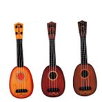 Abaodam ukulele soprano yürümeye başlayan çocuk ukulele Hawaii ukulelesi aletleri ukulele oyuncak müzik Enstrümanları küçük aletler çocuk gitarı ahşap tahıl müzik aleti renk kutusu