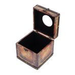 Abaodam Yaratıcı Doku Tutucu Vintage Stil Peçete Kutusu Square Lüks Doku Tutucu Antika Kare Peçete Kutusu Pu Dekoratif Kılıf