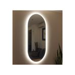 ABAS Oval Duvar Aynası Led aydınlatmalı