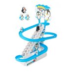 ABB penguen slide mavi renk small duck penguenli dön dolaş oyuncak