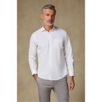 Abbate BB Club Lima Poplin Pamuk Polyester Regular Fit Beyaz Klasik Yaka Erkek Düz Gömlek