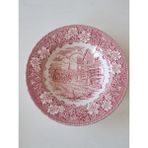 Abbetc Royal Tudor Ware Orijinal Ingiliz Antika Porselen Yemek Tabağı 23 cm