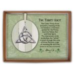Abbey & CA Hediye Trinity Düğüm MDF Süsleme Krem Kurdele Hediye Kutulu