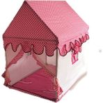 Abbie Pembe - Koyu Pembe Minderli Rüya Evi Çadırı