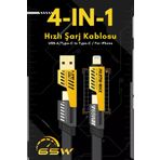 Abbruch Hızlı Şarj Data Kablosu Android 65W Type-C/27W Iphone Kopmaz Şarj Kablosu Typec Usb Iphone Çevirici