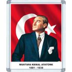 Abc 50X70 Cm Alüminyum Çerçeve Atatürk Portresi