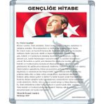 Abc 50X70 Cm Alüminyum Çerçeve Atatürk'Ün Gençliğe Hitabesi
