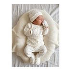 ABC BABY Organik pamuk hastane çıkışı 5 li bebek takımi hediyelik % pamuk