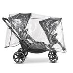 ABC Design İkiz Bebek Arabası Yağmurluk - İkiz Bebek Arabası Yağmurluğu (ABC Design "ZOOM" ile uyumlu)