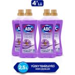 Abc Mor Çiçekler Yüzey Temizleyici 2500 ml X4