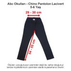 Abc Okulları Chino Pantolon Lacivert 5-6 Yaş - 5 - 6 Yaş