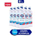 ABC ULTRA ÇAMAŞIR SUYU HİJYEN PLUS 750 GR x 6 - 810 ml