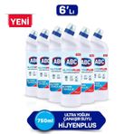 ABC ULTRA ÇAMAŞIR SUYU HİJYEN PLUS 750 GR x 6