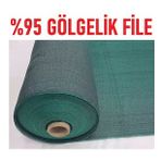 Abdioğulları 6 mx15 m %95 Gölgelik File Bahçe Çit Örtüsü Meyve Ağacı Örtüsü