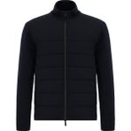 Abdullah Kiğılı Koyu Lacivert Spor Kapitone Bomber Ceket Mont Erkek Regular Fit Özellikli - XL