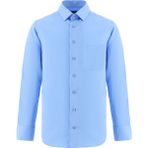 Abdullah Kiğılı Uzun Kol Non Iron Saten Klasik Pamuk Gömlek - Aqua Blue