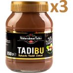 Abdurrahman Tatlıcı TADIBU Kakaolu Fındık Ezmesi 850g x 3 Adet – %35 Yoğun Fındık Oranı, Katkısız, Sürülebilir Fındık Çikolatası - 850 gr