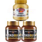 Abdurrahman Tatlıcı Tatlıcı Tadıbu 330 gr x 2 Adet + Çavuşoğlu Susamlı Tahin Kreması 330 gr