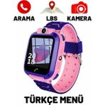 Aben Akıllı Çocuk Takip Saati Sim Kartlı Arama, Kameralı, Gizli Dinleme Özellikli Q12 - Açık Pembe