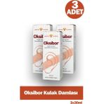 Abfen Farma Oksibor Kulak Damlası 30 ml 3 Adet