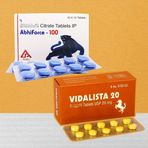 ABHİFORCE-100mg 10tablet + VIDALISTA20mg 10tablet set