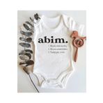 Abim Kısa Kol Organik Bebek Body, 2-4 Yaş