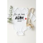 Abim Sever Uzun Kol Çıtçıtlı Bebek Body, 3 Yaş