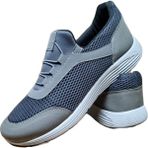 Abin Store Günlük Lastikli Spor Ayakkabı Yazlık Mevsimlik Ultra Hafif 45-46-47 Numara Büyük Boy Aqua Ayakkabı - Gri