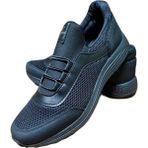 Abin Store Günlük Lastikli Spor Ayakkabı Yazlık Mevsimlik Ultra Hafif 45-46-47 Numara Büyük Boy Aqua Ayakkabı - Siyah