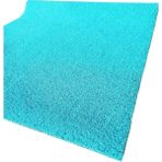 Abk Plastik 120x1200 cm Kıvırcık Turkuaz Kaymaz Kaydırmaz Halı