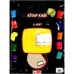 Abka 22.5x28 cm 5'li Sarı Hazır Kitap Kabı