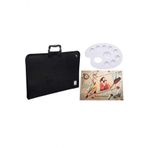 Abka Pro-Art Öğrenci Resim Çantası Seti( 37x54 Proje Çanta+35x50 Resim Defteri+Palet)