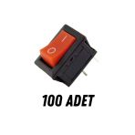 Ablacks 100 Adet Plastik Devre Start/Stop Güç On/Off Anahtarı