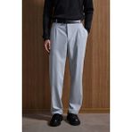 Abluka Online Erkek Baggy Fit Kumaş Pantolon Bej
