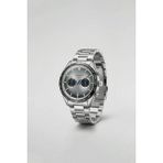 Abluka Online Erkek Çelik Kordon Tachymeter Analog Kol Saati Gümüş - STD
