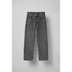 Abluka Online Erkek Erkek Baggy Fit Beli Bağcıklı Jean Pantolon Gri - 32