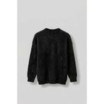 Abluka Online Erkek Oversize Dokulu Kazak Siyah
