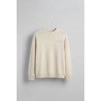 Abluka Online Erkek Oversize Essential Örme Kazak %100 Pamuk Bej