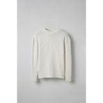 Abluka Online Erkek Oversize Fitilli Basic Triko Kazak Ekru - XL