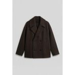 Abluka Online Erkek Oversize Kruvaze Kaban Koyu Kahve %40 Pamuk %40 Polyester %20 Akrilik Kalın