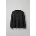 Abluka Online Erkek Oversize Yıkamalı Efektli Basic Kazak Siyah - XL