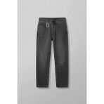 Abluka Online Erkek Relaxed Straight Fit Basic Jean Gri - 33