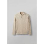 Abluka Online Erkek Slim Fit Polo Yaka Fitilli Örme Triko Kazak Taş Rengi - 2XL