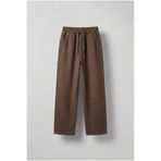 ablukaonline Erkek Baggy Fit Gabardin Kumaş Pantolon Kahverengi