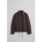 ablukaonline Erkek Kore Oversize Casual Bomber Ceket Kahverengi